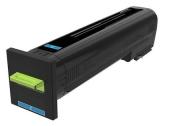 Tonerkassette kompatibel - Cyan ersetzt Lexmark 72K20C0